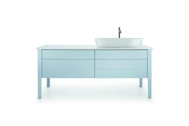 Duravit Aufsatzbecken Luv 800mm o.ÜL, o.HLB, weiß, WonderGliss