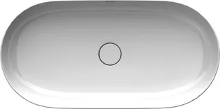 Duravit Aufsatzbecken Luv 800mm o.ÜL, o.HLB, weiß seidenmatt – Bild 2