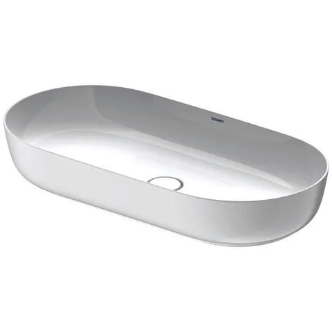 Duravit Aufsatzbecken Luv 800mm o.ÜL, o.HLB, weiß seidenmatt
