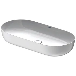 Duravit Aufsatzbecken Luv 800mm o.ÜL, o.HLB, weiß seidenmatt