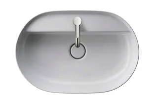 Duravit Aufsatzbecken Luv 600mm o.ÜL, m.HLB, 1 HL, weiß – Bild 3