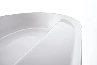 Duravit Aufsatzbecken Luv 800mm o.ÜL, m.HLB, 1 HL, grau seidenmatt