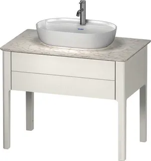 Duravit Aufsatzbecken Luv 600mm o.ÜL, m.HLB, 1 HL, weiß seidenmatt – Bild 5