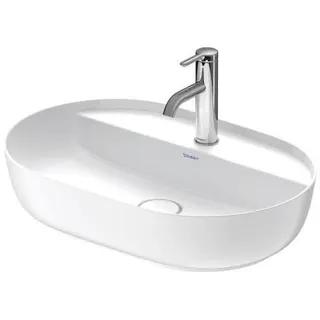 Duravit Aufsatzbecken Luv 600mm o.ÜL, m.HLB, 1 HL, weiß seidenmatt, WG – Bild 2