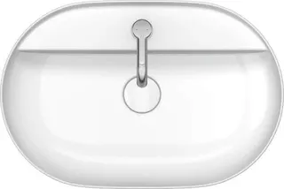Duravit Aufsatzbecken Luv 600mm o.ÜL, m.HLB, 1 HL, weiß seidenmatt, WG – Bild 4