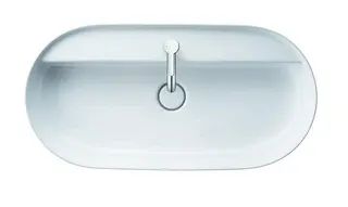 Duravit Aufsatzbecken Luv 800mm o.ÜL, m.HLB, 1 HL, weiß – Bild 2