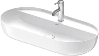 Duravit Aufsatzbecken Luv 800mm o.ÜL, m.HLB, 1 HL, weiß, WonderGliss – Bild 4