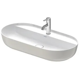 Duravit Aufsatzbecken Luv 800mm o.ÜL, m.HLB, 1 HL, grau seidenmatt – Bild 2
