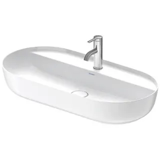 Duravit Aufsatzbecken Luv 800mm o.ÜL, m.HLB, 1 HL, weiß seidenmatt – Bild 2