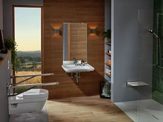 Villeroy & Boch T-WC ViCare sprd-los ViCare 370x700x 325mm ov wandh. Abg. waagr. DF we Alpin – Bild 4