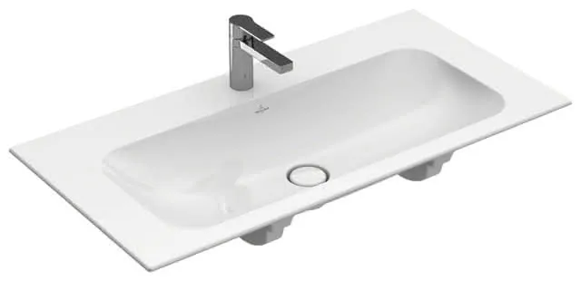 Villeroy & Boch Schrankwaschtisch Finion 1000x500mm re-eckig 1HL. o. ÜL. Weiß Alpin cplus