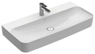Villeroy & Boch Waschtisch Finion 1000x470mm re-eckig 1HL. o. ÜL. Unterseite geschl. we Alpin cplus – Bild 2