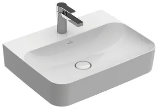 Villeroy & Boch Waschbecken Finion 600x470mm Rechteck 1HL. o. Überlauf Weiß Alpin CeramicPlus – Bild 2
