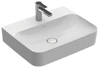 Villeroy & Boch Waschbecken Finion 600x470mm Rechteck 1HL. m. verd. ÜL. Weiß Alpin CeramicPlus – Bild 2