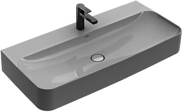 Villeroy & Boch Waschtisch Finion 1000x470mm re-eckig 1HL. m. verd. ÜL. Weiß Alpin cplus