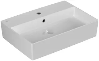 Villeroy & Boch AufsatzWT Memento 2.0 600x420mm re-eckig 1HL. m. ÜL. Weiß Alpin cplus – Bild 2