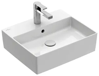 Villeroy & Boch AufsatzWT Memento 2.0 498x420mm re-eckig 1HL. m. ÜL. Weiß Alpin cplus – Bild 2