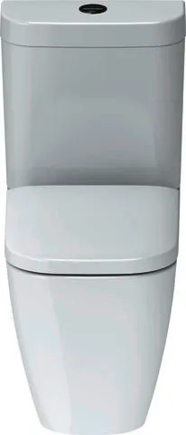 Duravit Stand-WC Kombi Happy D.2 630 mm Tiefspüler, f.SPK, Abg.Vario, weiß