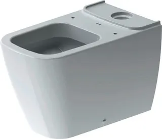 Duravit Stand-WC Kombi Happy D.2 630 mm Tiefspüler, f.SPK, Abg.Vario, weiß – Bild 4