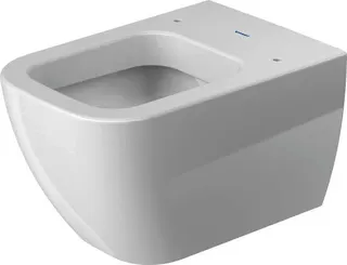 Duravit Wand-WC Happy D.2 540 mm Tiefspüler, Durafix, weiß – Bild 2