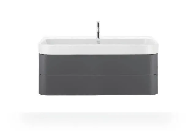 Duravit Möbelwaschtisch Happy D.2 1200 mm m.ÜL, m.HLB, 1HL mitte, weiß