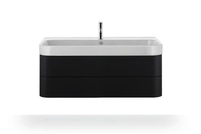 Duravit Möbelwaschtisch Happy D.2 1200 mm m.ÜL, m.HLB, 1HL mitte, weiß, WG