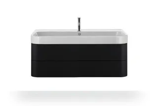 Duravit Möbelwaschtisch Happy D.2 1200 mm m.ÜL, m.HLB, 1HL mitte, weiß, WG