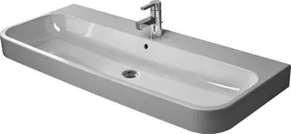Duravit Möbelwaschtisch Happy D.2 1200 mm m.ÜL, m.HLB, 2HL, 1 Becken, weiß, WG