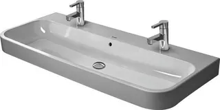 Duravit Möbelwaschtisch Happy D.2 1200 mm m.ÜL, m.HLB, 2 HL, 1 Becken, weiß – Bild 2