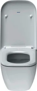 Duravit Wand-WC Happy D.2 620 mm Tiefspüler, rimless, Durafix, weiß – Bild 2