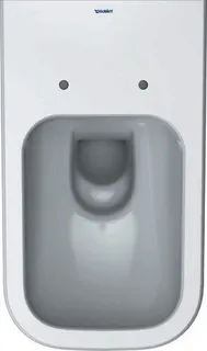 Duravit Wand-WC Happy D.2 620 mm Tiefspüler, rimless, Durafix, weiß – Bild 4