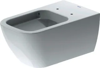 Duravit Wand-WC Happy D.2 620 mm Tiefspüler, rimless, Durafix, weiß – Bild 5