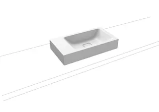 Kaldewei WB CONO AUFSATZ-HANDWASCHTISCH Mod. 3074,550x300mm,alpwm,PEFF,AD,oÜL