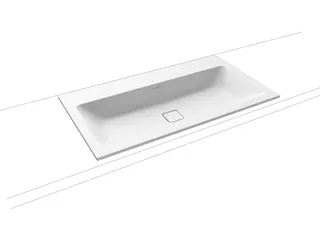 Kaldewei WB CONO EINBAUWASCHTISCH Mod.3081,900 x500mm,alpinweiß matt,PEFF,AD,oÜL