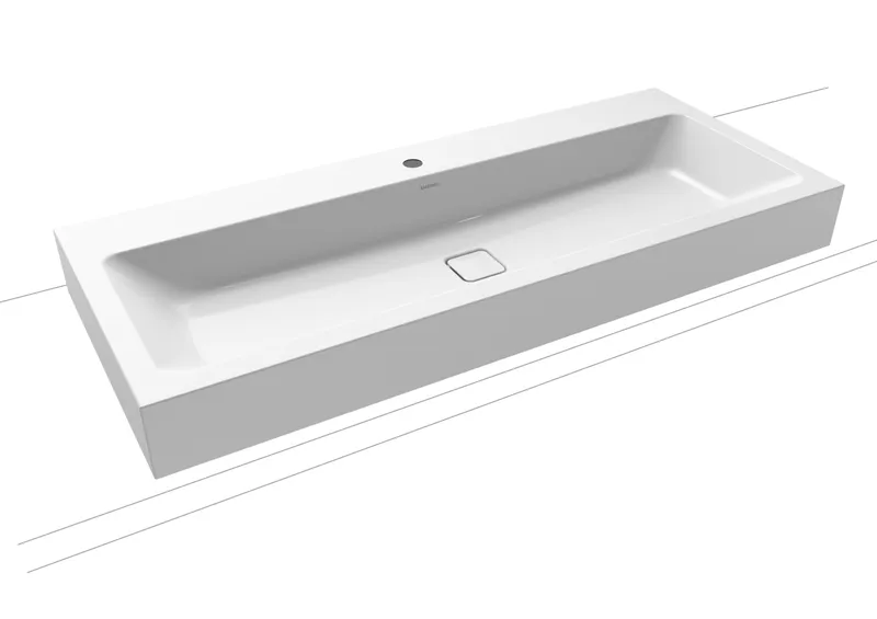 Kaldewei WB CONO WANDWASCHTISCH Mod.3091,1200x 500mm,alpinweiß,PEFF,AD,m. 1HL,oÜL