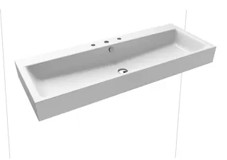 Kaldewei WB PURO WANDWASCHTISCH Mod.3167,1200x 460mm,alpwm,PEFF,AD,m. 3HL,mÜL,chr