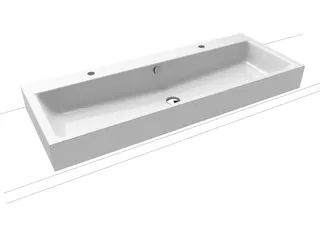 Kaldewei WB PURO Mod.3168-D,1200x460mm,alpwe, PEFF,AD,m. 2x1HL,mÜL,chr