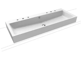 Kaldewei WB PURO Mod.3168-D,1200x460mm,alpwm, PEFF,AD,m. 2x3HL,mÜL,chr