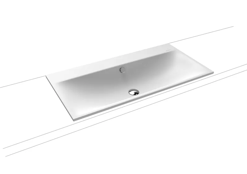 Kaldewei WB SILENIO EINBAUWASCHTISCH Mod.3038, 900x460mm,alpwm,PEFF,AD,mÜL,chr