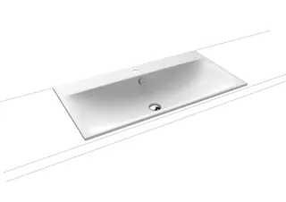 Kaldewei WB SILENIO EINBAUWASCHTISCH Mod.3038, 900x460mm,alpwm,PEFF,AD,m. 1HL,mÜL,chr