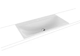 Kaldewei WB SILENIO EINBAUWASCHTISCH Mod.3038, 900x460mm,alpinweiß,PEFF,AD,m. 1HL,oÜL