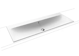 Kaldewei WB SILENIO EINBAUWASCHTISCH Mod.3039, 1200x460mm,alpwm,PEFF,AD,mÜL,chr