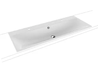 Kaldewei WB SILENIO Mod.3039-D,1200x460mm, alpwe,PEFF,AD,m. 2x1HL,mÜL,chr