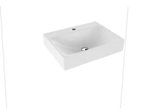Kaldewei WB SILENIO WANDWASCHTISCH Mod.3044, 600x460mm,alpinweiß,PEFF,AD,m. 1HL,oÜL