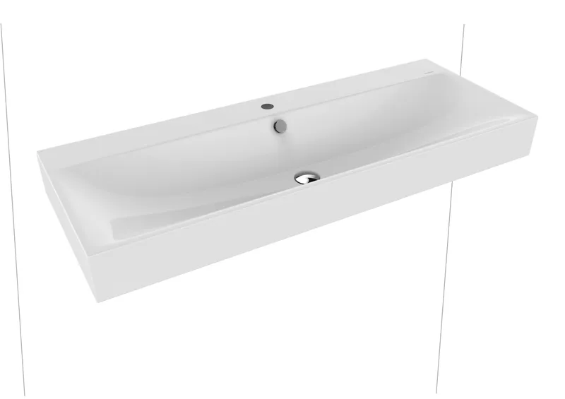 Kaldewei WB SILENIO WANDWASCHTISCH Mod.3046, 1200x460mm,alpwe,PEFF,AD,m. 1HL,mÜL,chr
