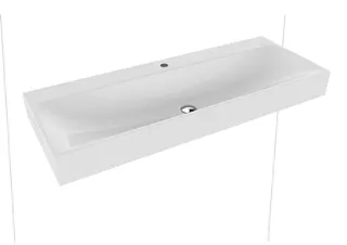 Kaldewei WB SILENIO WANDWASCHTISCH Mod.3046, 1200x460mm,alpinweiß,PEFF,AD,m. 1HL,oÜL