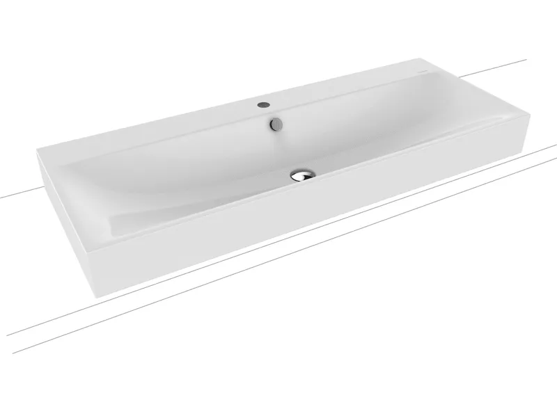 Kaldewei WB SILENIO Mod.3049,1200x460mm,alpwe, PEFF,AD,m. 1HL,mÜL,chr