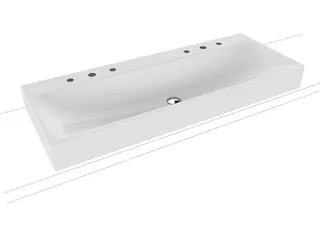 Kaldewei WB SILENIO Mod.3049-D,1200x460mm, alpwe,PEFF,AD,m. 2x3HL,oÜL