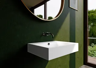 Kaldewei Wandwaschtisch SILENIO Mod.3046, 1200x460, alpwe,PEFF,AD,m. 3HL,oÜL – Bild 2