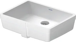 Duravit Einbauwaschtisch Vero 430 mm EB v.unten, m.ÜL, o.HLB, weiß